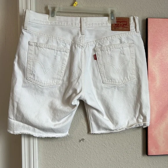 Levi's Shorts Levis Jeans Ct White Shorts Size 28 Vintage